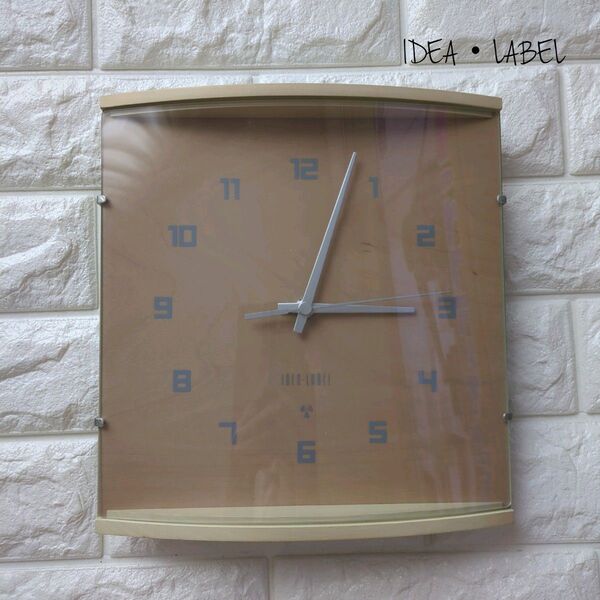 IDEA・LABEL シンプル時計 ベージュ