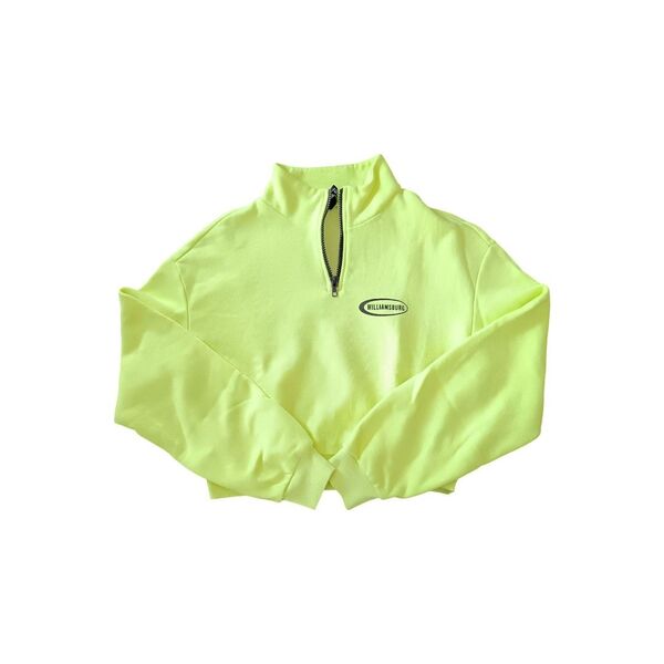 H&M XS ジュニア/レディース 150〜160 蛍光 ハーフジップ エイチアンドエム