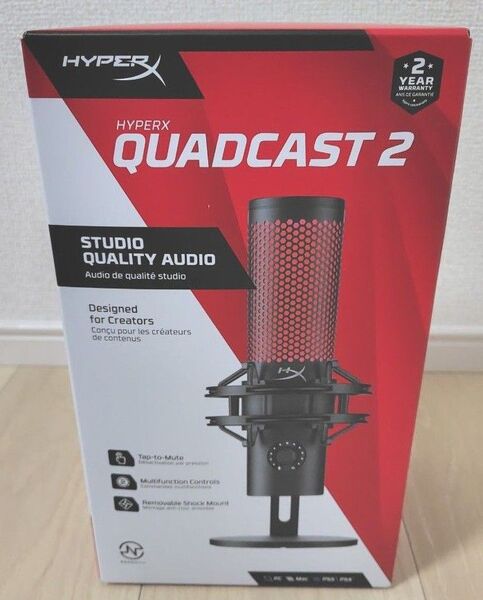 HyperX QuadCast2 コンデンサーマイク