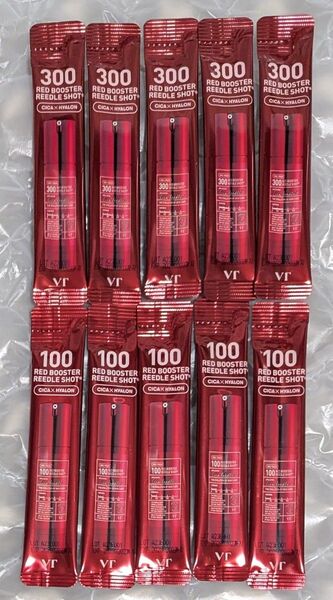 VT コスメティックス レッドブースター リードルショット 100 & 300 サンプルパウチ 10本セット