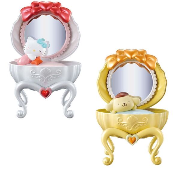 2個セット シェルドレッサー サンリオ ハローキティー ポムポムプリン 未使用 ガチャガチャ