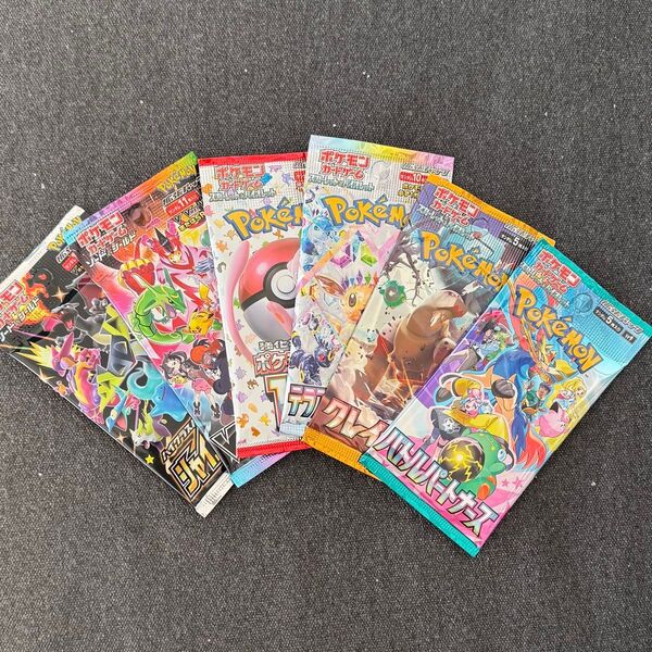 ポケモンカード人気者6パックセット