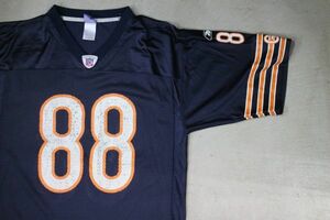 【古着GAME TOPS NFL ReebokオフィシャルBEARSユニフォームTシャツM】リーボックアメフトベアーズofficial応援グッツdanceシカゴChicago