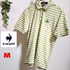 【le coq sportif】【Mサイズ】ルコックスポルティフ メンズ 半袖 ポロシャツ トップス GOLFゴルフ スポーツ
