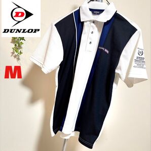 【DUNLOP】【Mサイズ】【美品】ダンロップ メンズ ポロシャツ 半袖 トップス シャツ ゴルフGOLF スポーツ