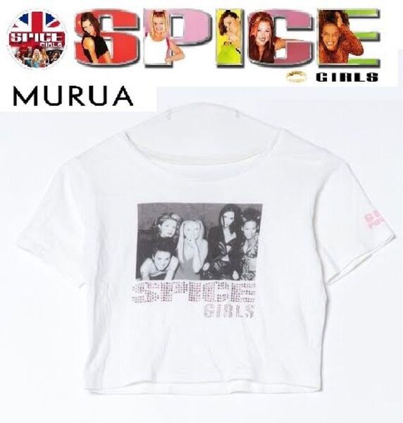 希少コラボ!イギリスアイドルTショートシャツSPICE GIRLS× MURUA