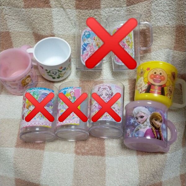 子供用 プラコップ プラカップ ディズニー プリキュア アンパンマン コップ スケーター