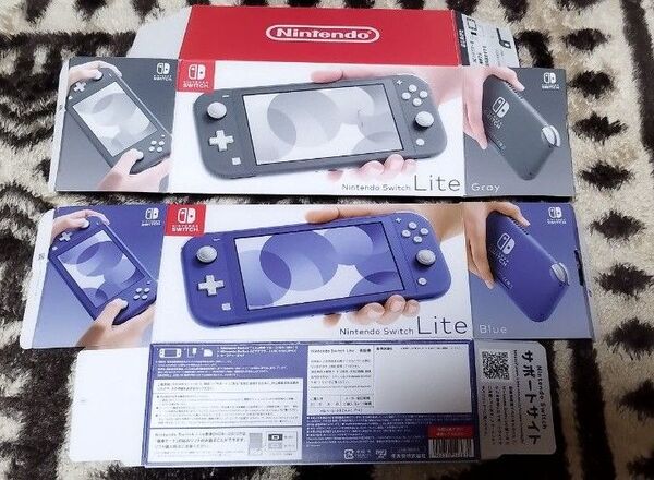 Nintendo Switch Lite HDH-001 ニンテンドースイッチライト グレー ブルー 箱
