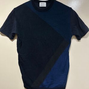EDIFICE ニット 切り替え 半袖 メンズ