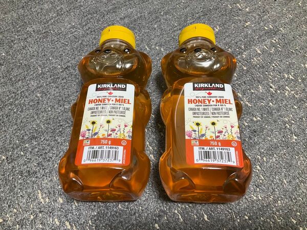 コストコ カークランド KIRKLAND はちみつ ベアージャグ 750g 2個セット