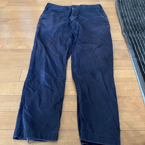 GU ネイビー パンツ82