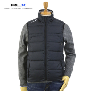 新品 アウトレット 19289 Sサイズ RLX ダウン ベスト polo ralph lauren ポロ ラルフ ローレン 黒