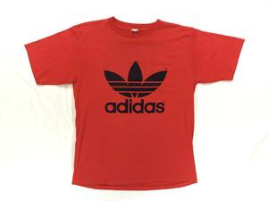 古着 19548 Lサイズ adidas アディダス 半袖 Tシャツ USA コットン ビンテージ オリジナル vintage 60 70 80 90 