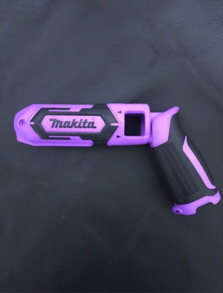 マキタ makita 7.2V ペンドラ ペンインパクト ハウジング TD022DZW 紫 パープル 染め 交換手順付き