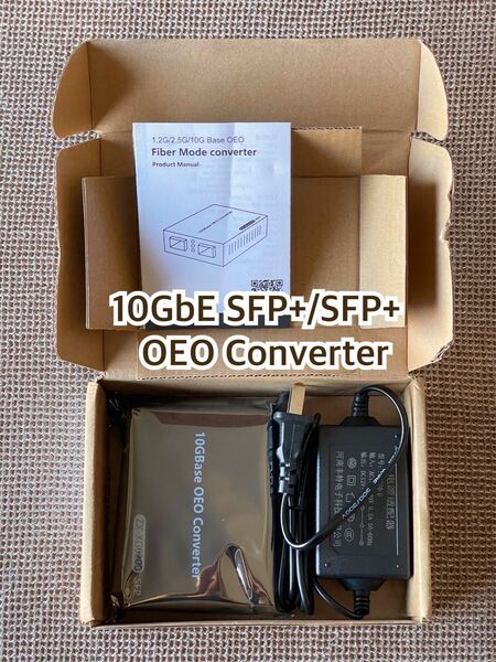 【未使用】10GbE SFP+/SFP+ OEO Converter