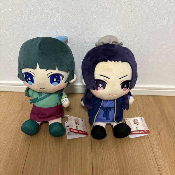 薬屋のひとりごと おすわりぬいぐるみ 猫猫&壬氏セット
