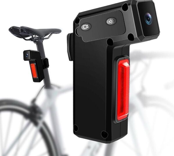 小型カメラ 自転車用テールライト カメラ付 リア用テールランプ