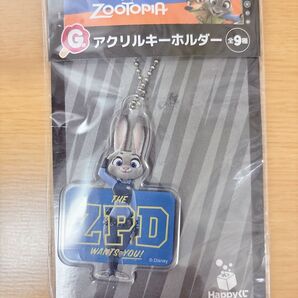 Happyくじ ズートピア ジュディG賞 アクリルキーホルダー