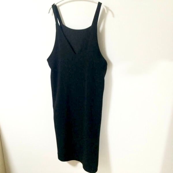 SALON adam et rope ブラックワンピース