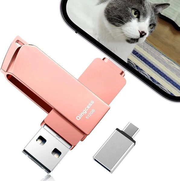 アプリ必要なし、データ直送りusbアプリ不要 512GB
