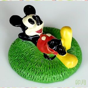 フィギュア ミッキーマウス (ガーデンマスコット 芝生)