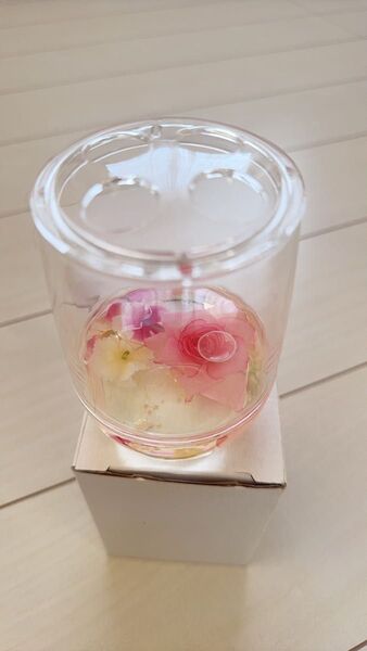 アクリル水中花 歯ブラシスタンド