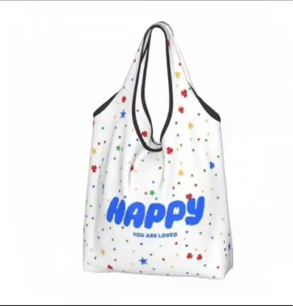 BTS JIN ジン センイル happy エコバッグ マスター 韓国カフェ 新品