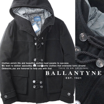 贅沢カシミヤ混■新品19万【BALLANTYNE】極上のITALY製ウールカシミヤ生地を纏った中綿ダッフルコートジャケット50/XL相当/バランタイン_画像1