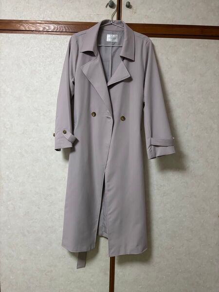 ハニーズ GLACIER グラシア トレンチコート ピンクベージュ M used
