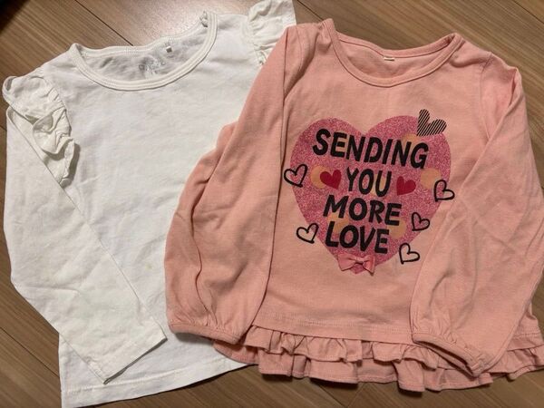 トップス Tシャツ 長袖 ロンT 100 キッズ 子供服
