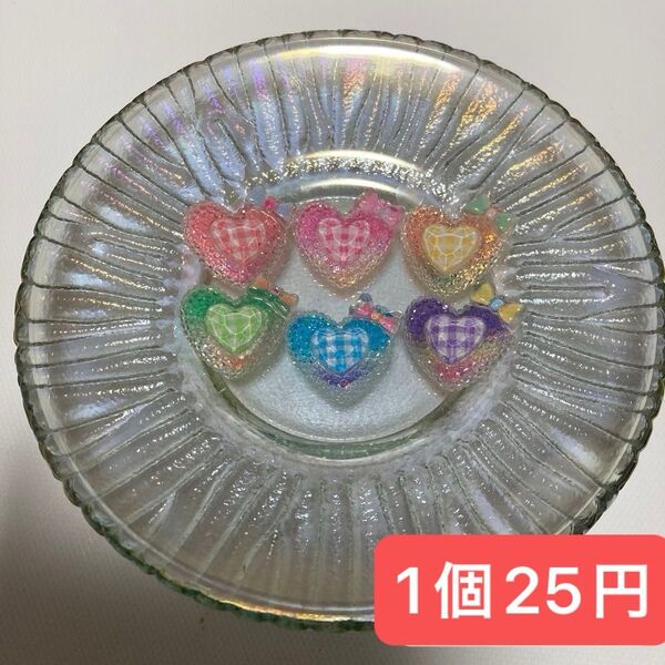 ハンドメイド パーツ プラパーツ デコレーション デコパーツ カボション 素材 材料 ハンドメイドパーツ ハート