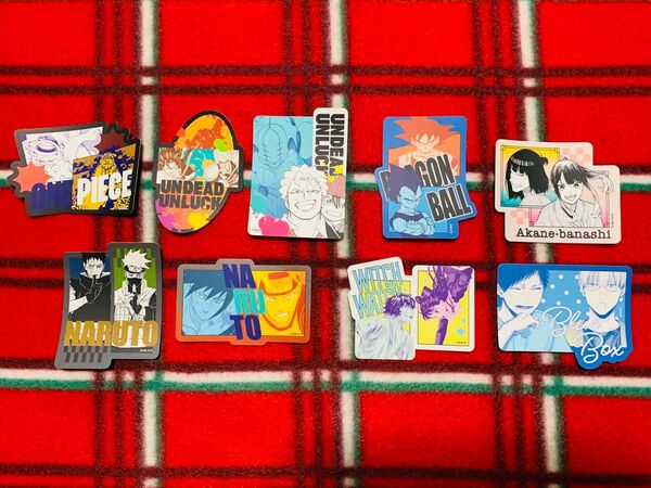 週刊少年ジャンプ ステッカーコレクション 9点 セット まとめ売り