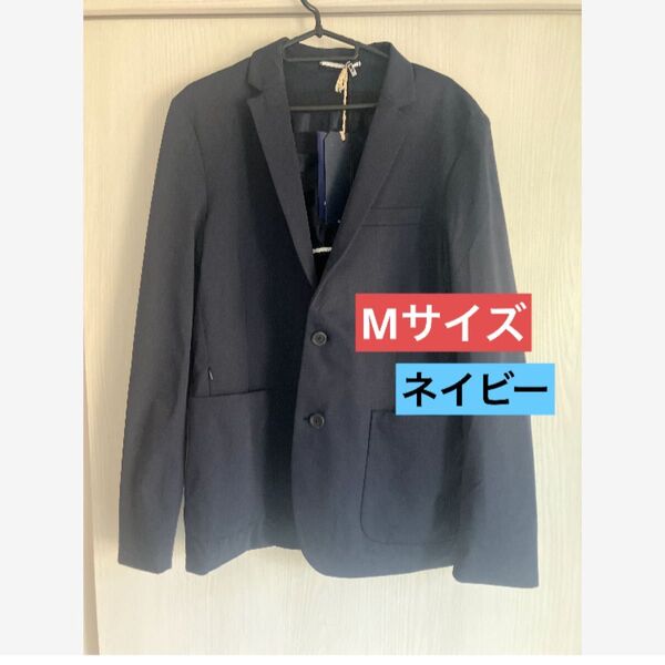 メンズサイズ ネイビー ブレザー 上着 2ボタン オールシーズン テーラードジャケット ジャケット ネイビー ブレザー 紳士