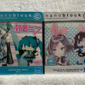 未開封品 初音ミク キズナアイ ナノブロック CN-08 CN-10 nano block