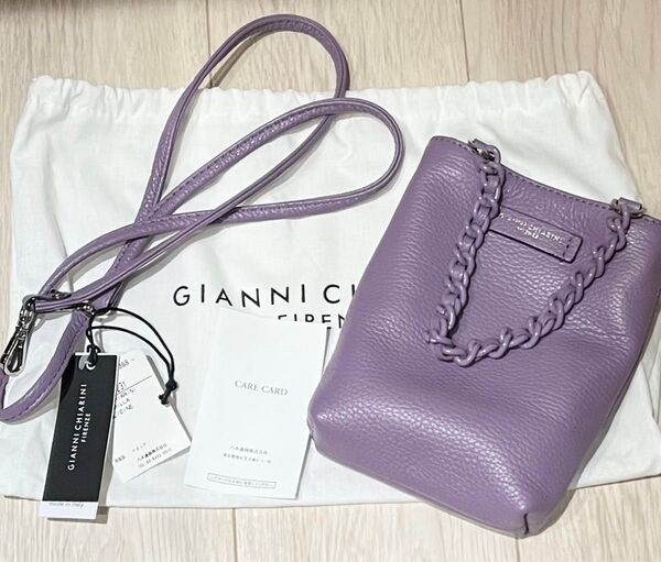 ジャンニキアリーニ カミッラ GIANNI CHIARINI 美品 収納袋付き ショルダーバッグ