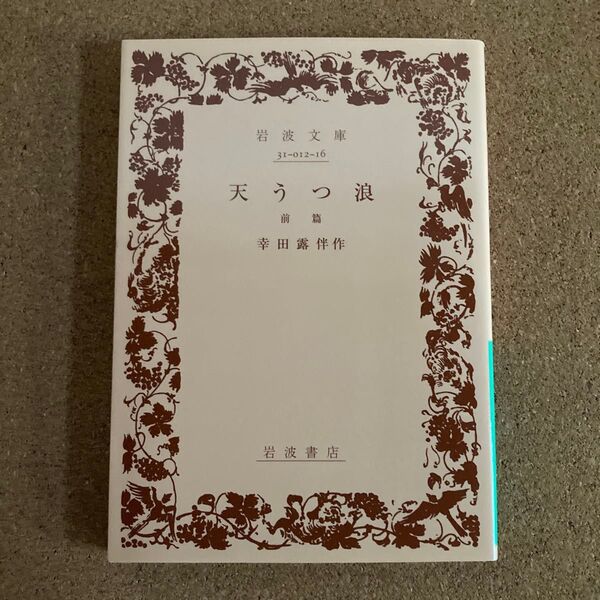 天うつ浪 前篇 岩波文庫 幸田露伴 作 文庫本 本