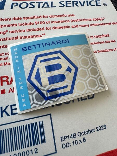 Bettinardi 純正 ベッティナルディ ベティナルディ パター シャフトバンド ステッカー デカール