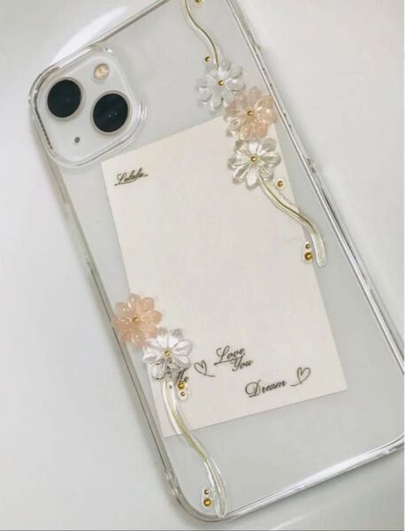 お花のiPhoneケース フラワースマホケース