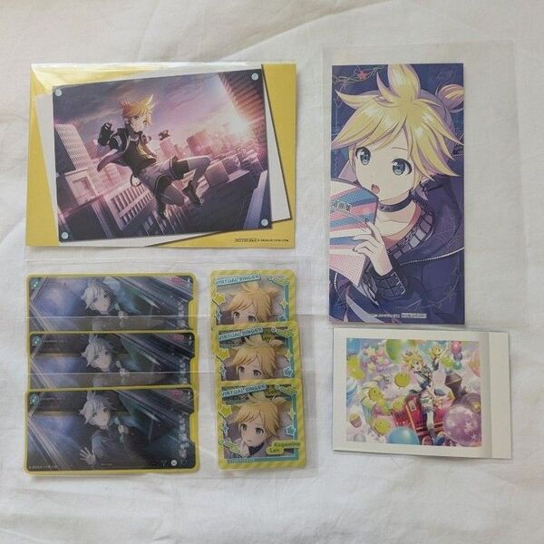 プロセカ メモステ vol.4 A アクリルスティックキーホルダー vol.6 A 鏡音レン ニーゴレン