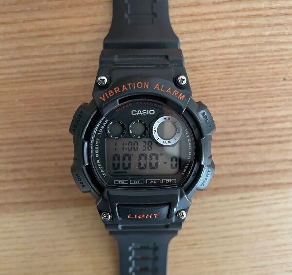 カシオ CASIO W-735H デジタル腕時計 バイブレーションアラーム CASIO