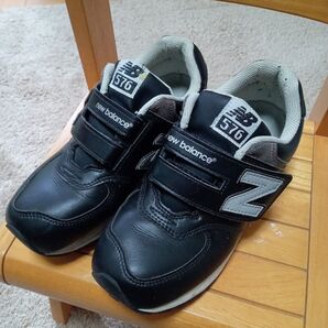 24.0cm New Balance 576 ブラック スニーカー