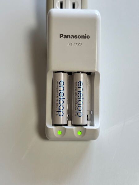 Panasonic BQ-CC23 充電器 eneloop電池2本