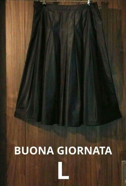 BUONA GIORNATA ボナジョルナータ L ブラック スカート