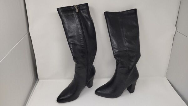 ロングブーツ ブラック 23cm