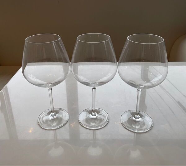 【ワイングラス 3個セット】*お引き取りの場合¥2,800-