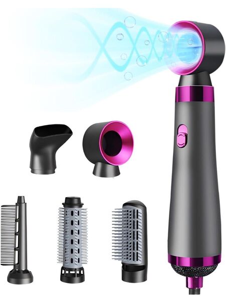 【5in1 多機能】VORAGA ドライヤー 大風量 速乾 ヘアドライヤー 1200W カールドライヤー