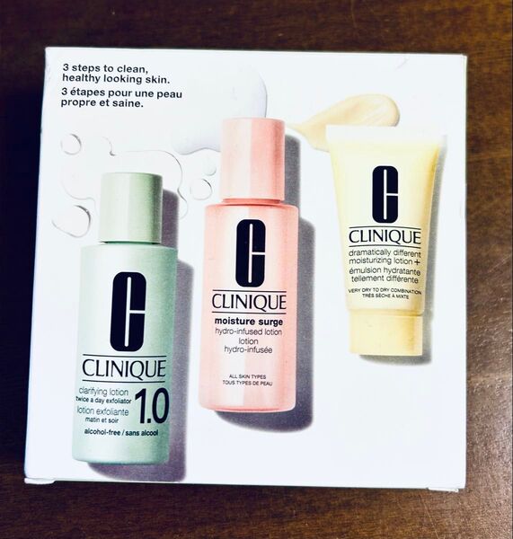 CLINIQUE べシックスキンケアセット 1.0