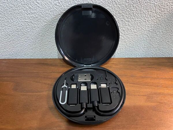 【新品】マルチUSB充電アダプター5in1 ケーブルキット ブラック