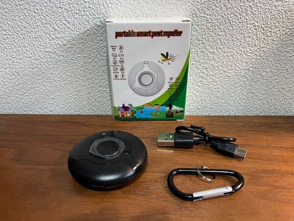 【新品】ポータブル超音波虫よけ USB充電式