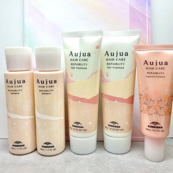 Aujua オージュア ミルボン リペアリティ RL シャンプー ヘアトリートメント スーペリアエッセンス コフレ